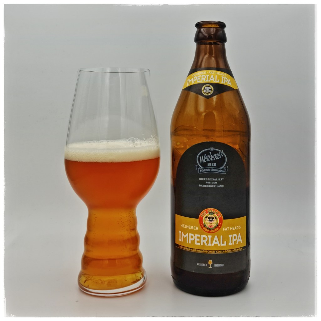 Weiherer Fat Head’s  Imperial IPA im Spiegelau&nbsp;IPA-Glas
